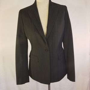 Elie Tahari Blazer - Black with blue stripes